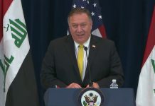 Secretary Pompeo Holds a Joint Press Availability with Iraqi Foreign Minister Hussein, 19 August 2020