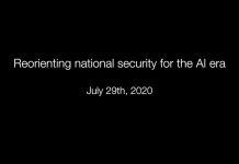 Reorienting National Security for the AI Era, 30 July 2020