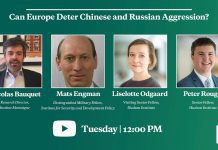 Can Europe Deter Chinese and Russian Aggression? 28 July 2020