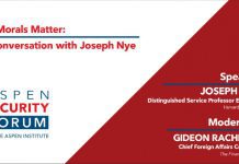 Do Morals Matter: A Conversation with Joseph Nye, 7 August 2020