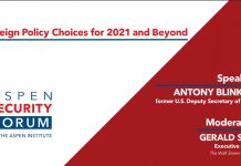 Foreign Policy Choices for 2021 and Beyond with Antony Blinken, 7 August 2020