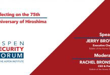 Reflecting on the 75th Anniversary of Hiroshima, 7 August 2020