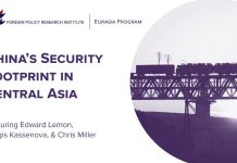 China’s Security Footprint in Central Asia, 27 July 2020