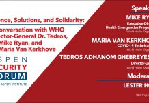 Science, Solutions, and Solidarity: A Conversation with the World Health Organization, 7 August 2020