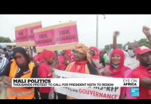 Protestors Take to the Street in Mali to Demand President Keita Step down, 11 August 2020