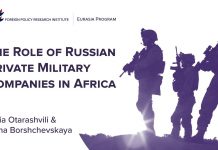 The Role of Russian Private Military Companies in Africa, 2 September 2020
