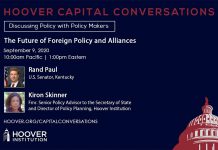 The Future of Foreign Policy and Alliances,10 September 2020