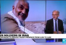 Pentagon to Reduce Troop Presencein Iraq from 5,200 to 3,000, 10 September 2020