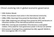 China’s Evolving Role in Global Economic Governance, 24 August 2020
