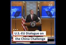 U.S.-EU Dialogue on the China Challenge, 23 October 2020