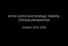 Arms Control and Strategic Stability: Chinese Perspectives, 22 October 2020