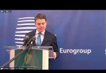 Paschal Donohoe, President of the Eurogroup Eudebates with Ministers for Economic-Financial Affairs, 6 October 2020