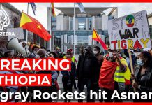 Rockets Fired from Ethiopia’s Tigray Region’ Hit Eritrea Capital, 15 November 2020