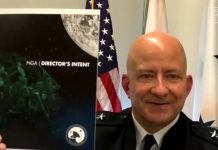 A Conversation with Vice Admiral Robert Sharp discusses the National Geospatial-Intelligence Agency’s operations, 20 November 2020
