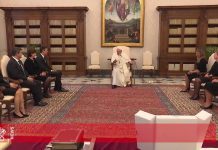 El Papa Recibe en Audiencia a Sánchez, Presidente del Gobierno de España, 24 octubre 2020