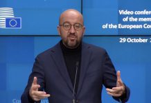 Video Conference of the Members of the European Council on COVID-19, 29 October 2020