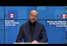 Trudeau, EU Leaders Meet Ahead of U.S. election to Reinforce Support of World Order, 29 October 2020