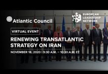 Renewing Transatlantic Strategy on Iran, 18 November 2020
