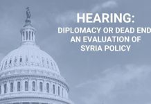 An Evaluation of US Syria Policy, 9 December 2020