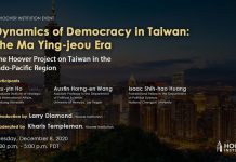 Dynamics of Democracy in Taiwan: The Ma Ying-jeou Era, 14 December 2020