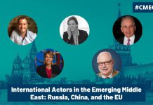 International Actors in the Emerging Middle East: Russia, China, and the EU, 15 December 2020