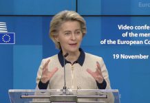 Press Conference Following the Video Conference of the Members of the European Council, 19 November 2020