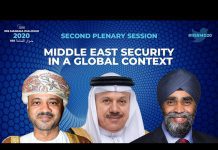 Plenary 2 – Middle East Security in a Global Context