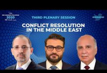 Plenary 3 – Conflict Resolution in the Middle East