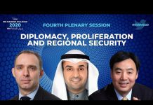 Plenary 4 – Diplomacy, Proliferation and Regional Security