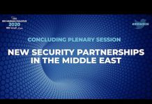 Concluding Plenary – New Security Partnerships in the Middle East