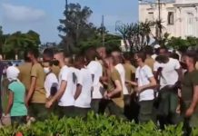 El Régimen Cubano Moviliza a los Jóvenes del Servicio Militar, 13 Julio 2021