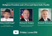 Religious Freedom and a Free and Open Indo-Pacific, 16 July 2021