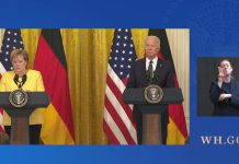 President Biden Participates in a Joint Press Conference with H.E. Dr. Merkel, 16 July 2021