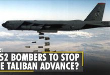 US B-52 bombers Hit Taliban’s Positions in Afghanistan, 9 August 2021