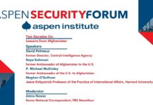 2021 Aspen Security Forum | Two Decades On: Lessons from Afghanistan, 3 August 2021