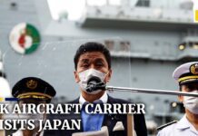 British Aircraft Carrier HMS Queen Elizabeth Visits Japan amid China Worry, 6 September 2021