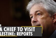 CIA Chief William Burns to Meet Top Israeli Leaders, 11 August 2021