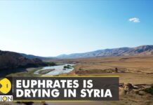 Syria’s Longest River, Euphrates Dries, 30 August 2021