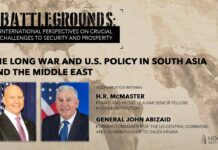 The Long War and US Policy In South Asia and the Middle East, General John Abizaid, 26 August 2021