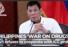 Philippines Say Duterte Will not Cooperate with ICC Drug War Probe, 16 September 2021