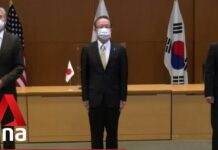 Envoys from US, Japan and South Korea Meet after Pyongyang’s Latest Missile Test,14 September 2021
