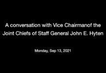 A Conversation with Vice Chairman of the Joint Chiefs of Staff General John E. Hyten, 17 September 2021