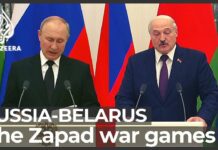 Russia and Belarus Launch Massive Military Exercise, 10 September 2021