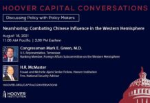 Combating Chinese Influence In The Western Hemisphere, 19 August 2021