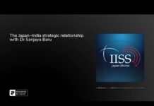 The Japan–India Strategic Relationship with Dr Sanjaya Baru, 1 September 2021