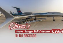 China’s New Large UAV Drone CH-6 in 60 Seconds, 2 October 2021