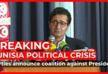 Tunisia: Parties Announce Coalition against President Saied, 28 September 2021