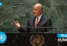 Iraq – President Addresses United Nations General Debate, 76th Session, 23 September 2021