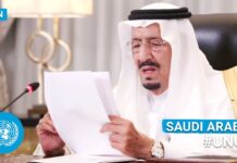 Saudi Arabia – King Addresses General Debate, 76th Session, 22 September 2021