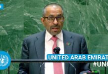 United Arab Emirates – Minister of State Addresses UN General Debate, 76th Session, 27 September 2021